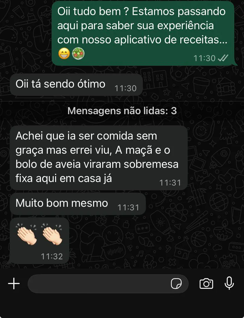 Depoimento de cliente